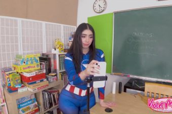 Thumbnail for Violet Myers Captain America Porn Video Leaked